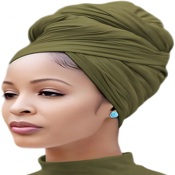 TELOLY 2026 New Head Wraps for Women Stretch Turban Headwraps Scarf Hair Wraps Head Scarf for Locs Braids for Casual, Party, Daily Wear, Yoga, Travel