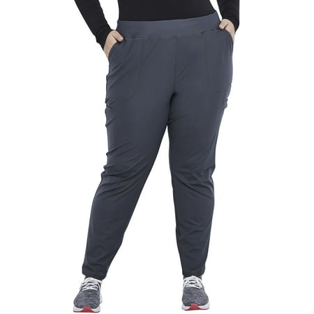 

Cherokee Form Women s Scrubs Pant Mid Rise Slim Straight Pull-On CK007