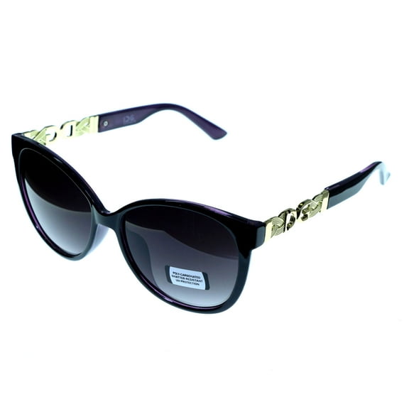 Mi Amore UV protection Shatter Resistant Poly carbonate Oversize-Sunglasses Black Frame & Black Lens