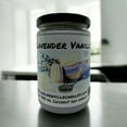 thumbnail image 1 of Lavender Vanilla Vegan Coconut Soy 12 oz/ 355 ml Candle Hand-poured, Eco-friendly, Clean Burning, Floral, 1 of 5