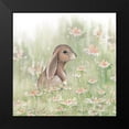 thumbnail image 2 of Diannart 12x12 Black Modern Framed Museum Art Print Titled - Meadow Visitor III, 2 of 5
