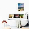 thumbnail image 6 of Coastal Wall Decor that Captivates A 12X16 Inch Canvas of a Small Beach Scene An Ideal Bedroom, Bathroom, Office, & Kitchen Seascape Wall Decoration., 6 of 7