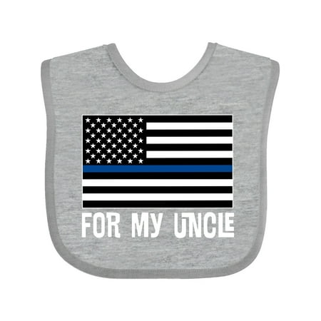 

Inktastic Police Officer Uncle Nephew Gift Baby Boy or Baby Girl Bib