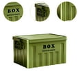 thumbnail image 6 of Storage Bin Stackable Container Tote Box Heavy Duty PP Construction for Garage Car Trunk College Use, 6 of 9