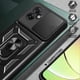 thumbnail image 4 of For Motorola Moto G55 5G Case with Slide Camera Lid PC+TPU Kickstand Phone Cover - Green, 4 of 5