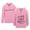 Pink, variant on Tiweut Boys' Hoodies Sweatshirts Solid Color Zip Up Pullover Long Sleeve Outerwear Letter Print Classic Hooded 3-4 Y