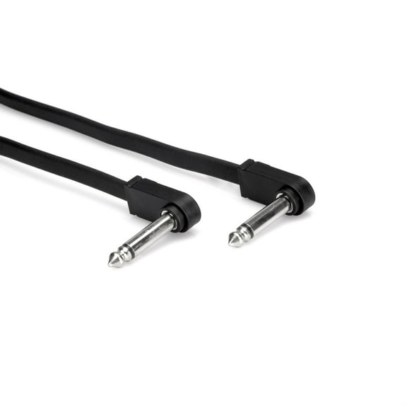 Flat Guitar Patch Cable, MoldeFlat guitar cable 6PACK