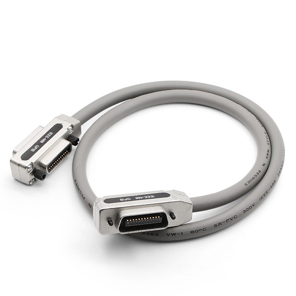 Details about   IEEE-488 Cable Metal Connector Adapter GPIB Data Cable 0.5M 1M 1.5M 3M 5M 1 pcs 