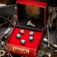 thumbnail image 5 of Juego de anillos Iron Man Arc Reactor ajustable, juego en caja de 5 anillos, 5 of 5