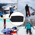 thumbnail image 2 of 2Pcs Ski Fastener Strap Adjustable Ski Wraps Ties Ski Band Tape with Protector Pad Winter Sports Accessories Blue, 2 of 5