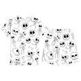thumbnail image 4 of LIIPEE Halloween Graphic Pajamas For Boys Short Sleeve Tees And Shorts Pajama Set 2 Piece Kids Comfortable Cute Everyday Sleepwear,2-3 Years, 4 of 4