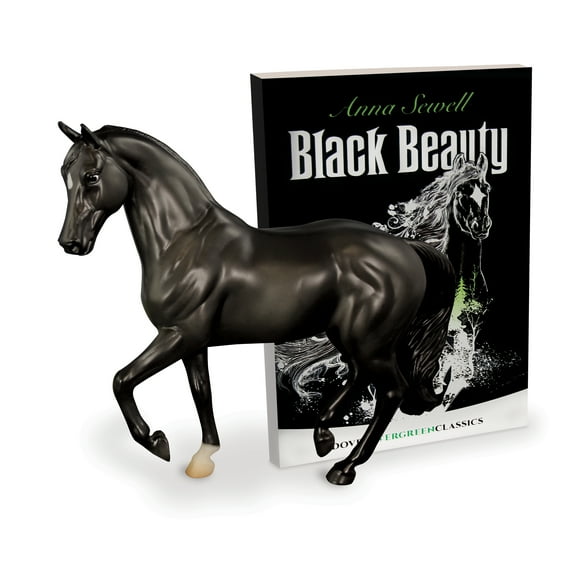 Breyer Classics Black Beauty Horse and Book Set (1:12 Scale)