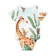 thumbnail image 6 of Pofeuu Animals-1 Print Baby Boys Short-Sleeve Bodysuit,Just Born Unisex Baby Short Sleeve Bodysuits Undershirt-6 Months, 6 of 7