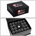 thumbnail image 6 of J2 Engineering LN-T7-003-15-SL J2 Engineering 7075 -T6 Forged Aluminum M12X1.5 20Pcs 60mm Height Open -End Lug Nut Set w / Socket Adapter (Silver), 6 of 6