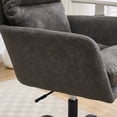 thumbnail image 5 of Jopath Office Chair with Artificial Leather, Accent Chair with Adjustable In Height for Office Bedroom Dressing Table Gray, 5 of 9