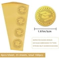 thumbnail image 2 of 2 Gold Foil Embossed Stickers Graduation Outstranding Excellence Certificate Seals Self Adhesive Sticker 100Pcs College Decoration Labels for Certificates Envelopes Diplomas Awards Gold, 2 of 7