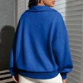 thumbnail image 4 of Half Zip Pullover Sweatshirt For Women Long Sleeve Casual Pullover Fleece Sweatshirt For Women Soft Sweatshirt 1/4 Zip, 4 of 6