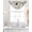 Light Brown, variant on Vintage Bees Crowns Sheer Waterfall Valance Curtains for Window, Rustic Leaves Rings Burlap Rod Pocket Sheer Topper Swag Curtains for Living Room, Kitchen 38.5"W x 47.2"L, 1 Panel