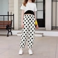 thumbnail image 2 of Toddler Kids Cotton Linen Harem Pants Baby Girls Floral Joggers Bloomers Baggy Sweatpants Double Layer Athletic Active Wear, 2 of 6