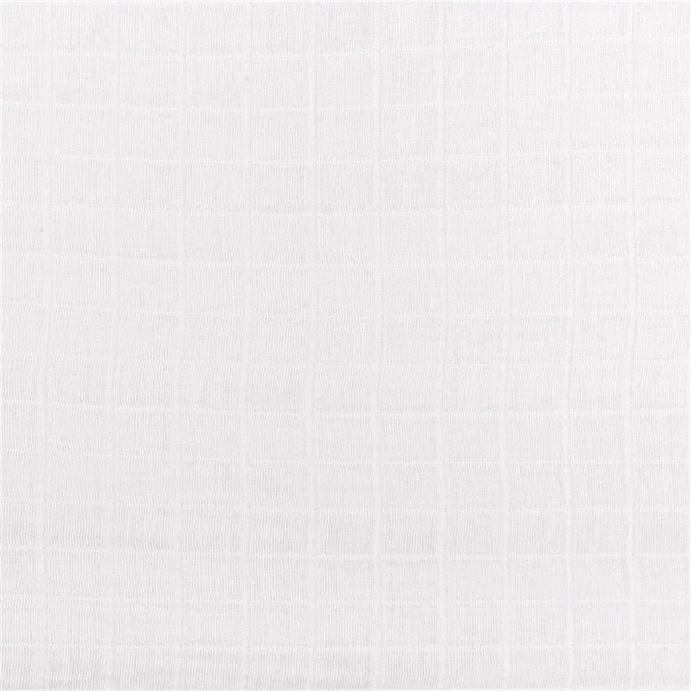 Pemberly Row 18x28" Modern Organic Cotton Bassinet Sheet in Plain White