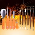 thumbnail image 3 of Carving Knife Set, Stainless Steel Holiday Tool, 11-Piece Vegetable Fruit Knife, Professional Chef Grade, for Home Cooking, Kitchen Gifting, Precision Edge, Ergonomic Handle, Food Preparation,, 3 of 9