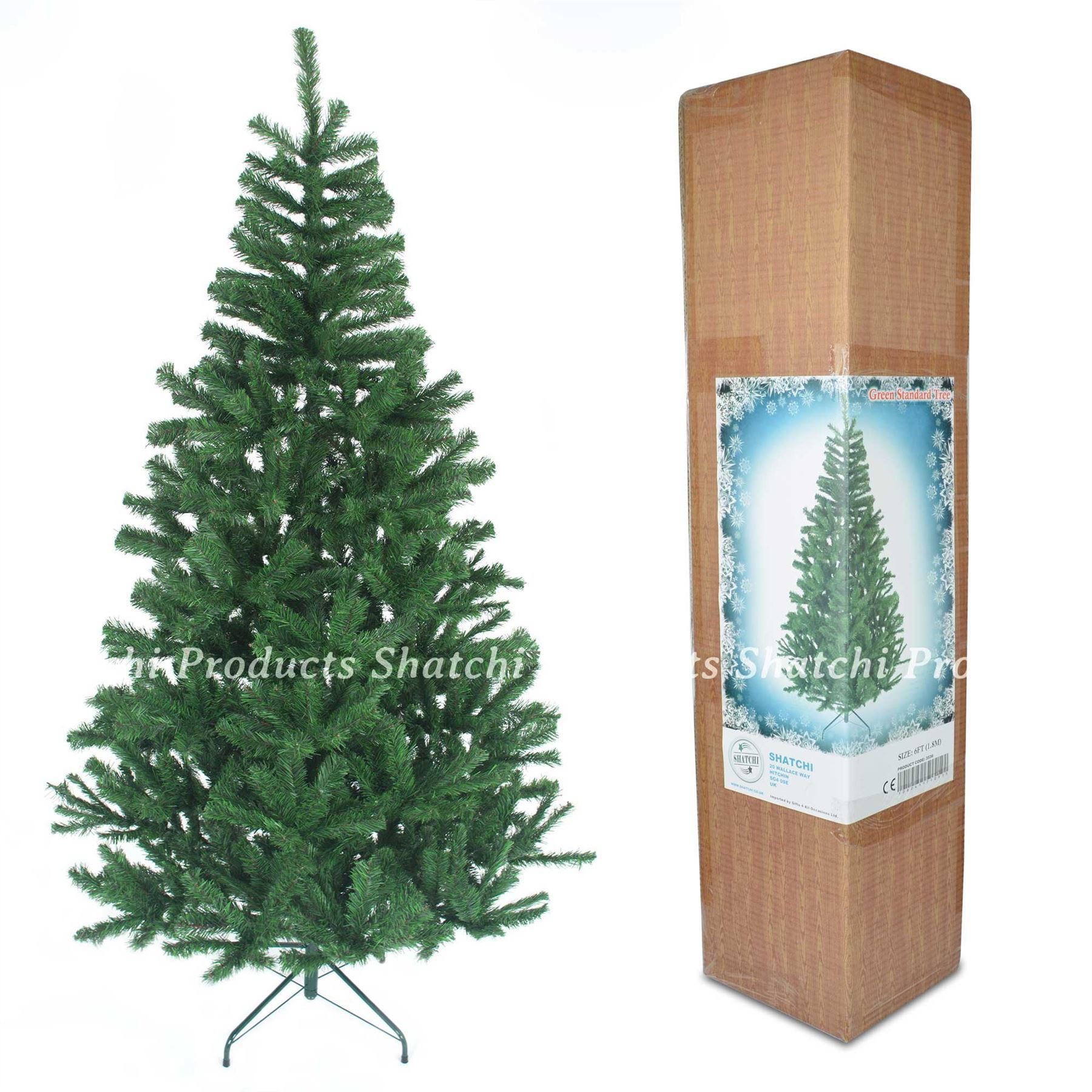 8ft Green Christmas Tree with Artificial Imperial Pine Deluxe Christmas Tree 