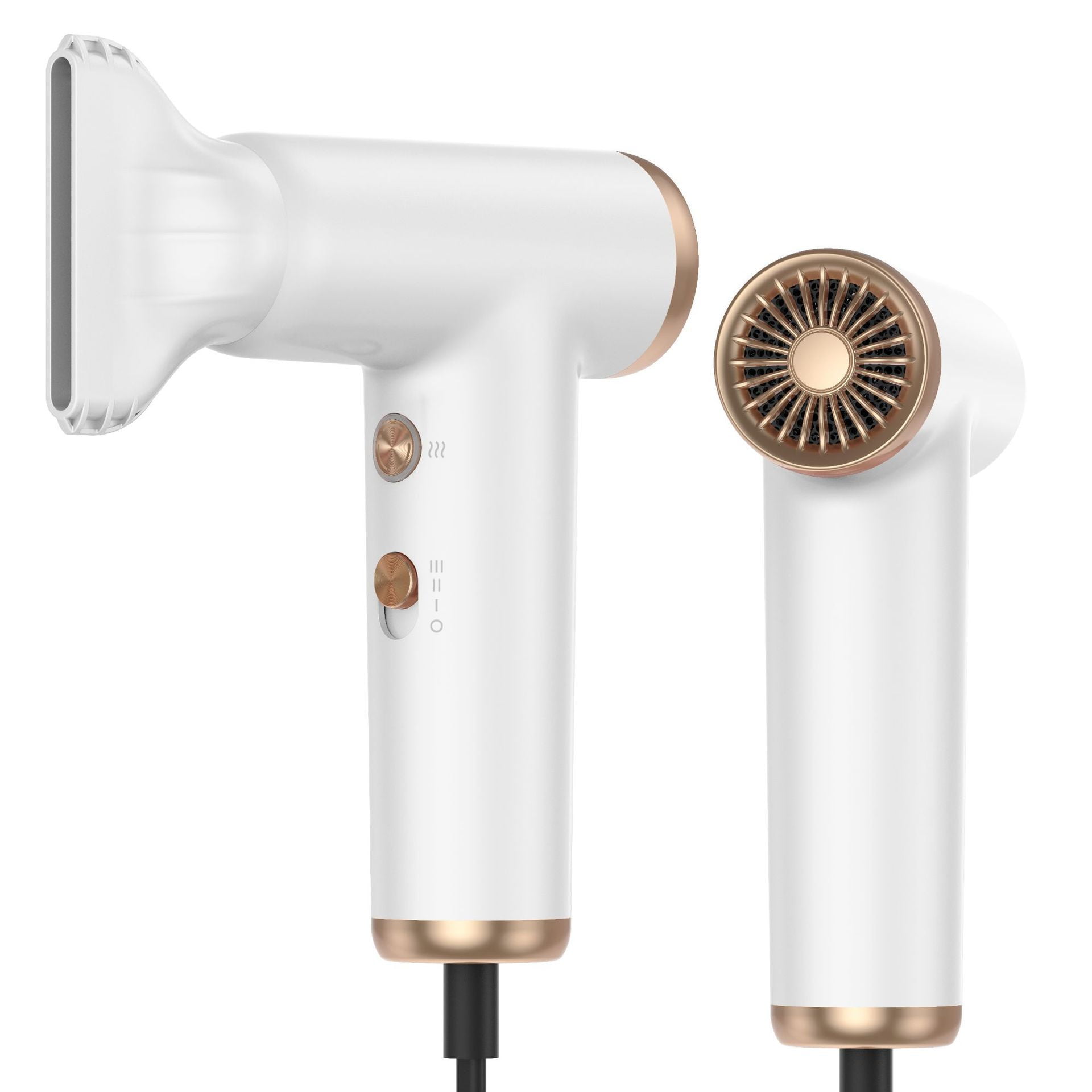 Mini Hair Dryer, High-Speed Portable Blow Dryer with 110,000 RPM Brushless Motor, Ionic Technology for Travel, Lightweight & Compact for Fast, Frizz-Free Drying