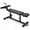 Black-1000 LBS, variant on Heavy-Duty Folding Flat Bench for Home Gym – 600 lb Capacity, Compact Space-Saving Design, PU Padded with Non-Slip Feet – Black