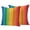 Multicolor, variant on 2 Pack Outdoor Waterproof Throw Pillow Covers,Colorful Stripes Rainbow Decorative Square Pillow Case Patio Pillowcases for Chair Couch Sofa 16x16in