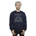 thumbnail image 2 of Game Of Thrones: House Of The Dragon Mens Throne Text Sweatshirt, 2 of 3