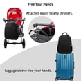 thumbnail image 3 of Ficcug Diaper Bag Backpacks,Waterproof Large Capacity Baby Nappy Bag for Boys Girls,Unisex Baby Travel Portable Baby Changing Bag for Mom Dad,Black, 3 of 6