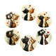 thumbnail image 2 of Hogar y cocina, este juego de 6 posavasos de madera de colores es perfecto para bebidas, té, café y decoración del hogar y el restaurante. Regalo ideal para cualquier festividad. Posavasos de madera., 2 of 6