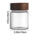 thumbnail image 2 of Tauxra Borosilicate Glass Food Storage Jars With Maple Wood Lids For Kitchen Coffee Tea Dry Goods Storage, 2 of 7