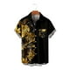 thumbnail image 3 of Camisas s Para Hombre Manga Larga Camisa de manga corta con estampado digital 3d de ocio de tendencia de moda de playa de turismo de vacaciones de verano para hombres (Black, XS), 3 of 7