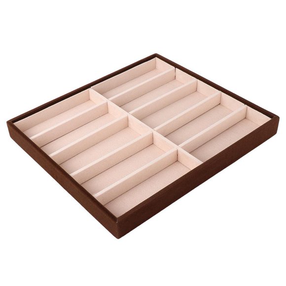 Qiilu Sunglass Box 10 Grids Modern Glasses Organizer Eyeglass Display Storage Cases, Glasses Display Box, Glasses Storage Case