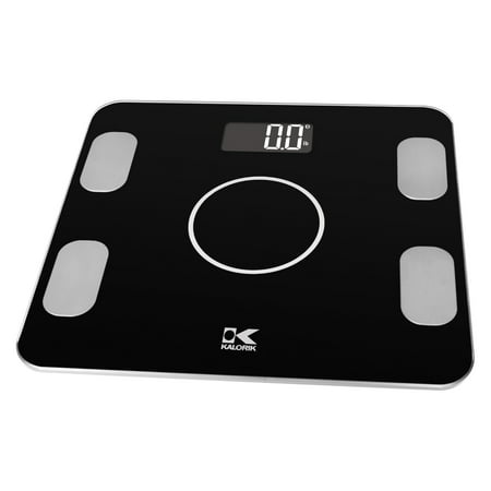 Kalorik Bluetooth Electronic Body Fat Scale with Body Analysis, (Best Bioelectrical Impedance Analysis Scale)
