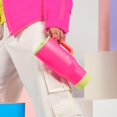 thumbnail image 3 of HydroJug Traveler - Bouteille d'Eau 40 oz avec Poignée et Paille Rabattable - s'Adapte au Porte-Gobelet, Gobelet Réutilisable Isolé en Acier Inoxydable et Base en Caoutchouc - Cadeaux pour Femmes Etamp, 3 of 6