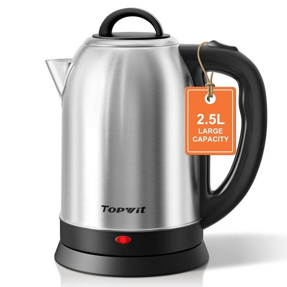 Hervidor eléctrico TopWit de acero inoxidable de 2,5 L y 1200 W