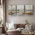thumbnail image 4 of Hieng Rustic Autumn Landscape Triptych Canvas Art for Home Decor Ideal Fall Wall Art for Seasonal Gifting and Cozy Cottage Aesthetic, 4 of 6