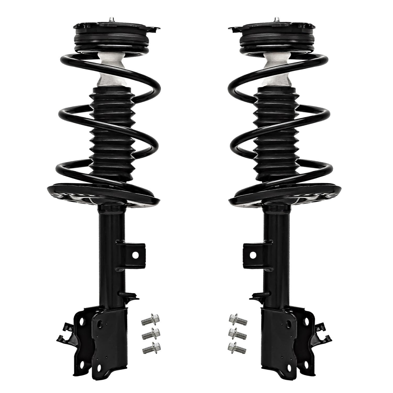 Detroit Axle - Struts Shocks for 2009-2014 Nissan Maxima (Sedan) Complete 2 Front Struts w/ Coil Spring 2 Rear Shock Absorbers 2010 2011 2012 2013 Replacement Ready Struts Assembly