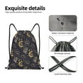 thumbnail image 4 of Balery Snake Sleep Pattern Drawstring Backpack Bag Sport Gym Sackpack Cinch Bags Pattern Drawstring Backpack Bag Sport Gym Sackpack Cinch Bags -Small, 4 of 6