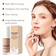 thumbnail image 3 of Temperature Sensitive Tinting Foundation Medium Skin Tone Natural Makeup Lightweight Even Coverage Non Greasy Buildable 30ml, 3 of 9
