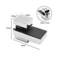 thumbnail image 2 of Glass/wood Shelf Bracket Wall Bracket For 5-15mm Thick Shelf (4pcs), 2 of 5