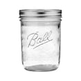 thumbnail image 4 of Ball Wide Mouth Glass Mason Jars with Lids and Bands, Used for Canning, Pickling, Juice, Jam, Jelly, Pint Size 16 Ounce (Pack of 3), 4 of 5