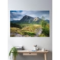 thumbnail image 2 of Glencoe Valley Poster Wall Art, Modern Wall Decor, 24x36 UNFRAMED, 2 of 3