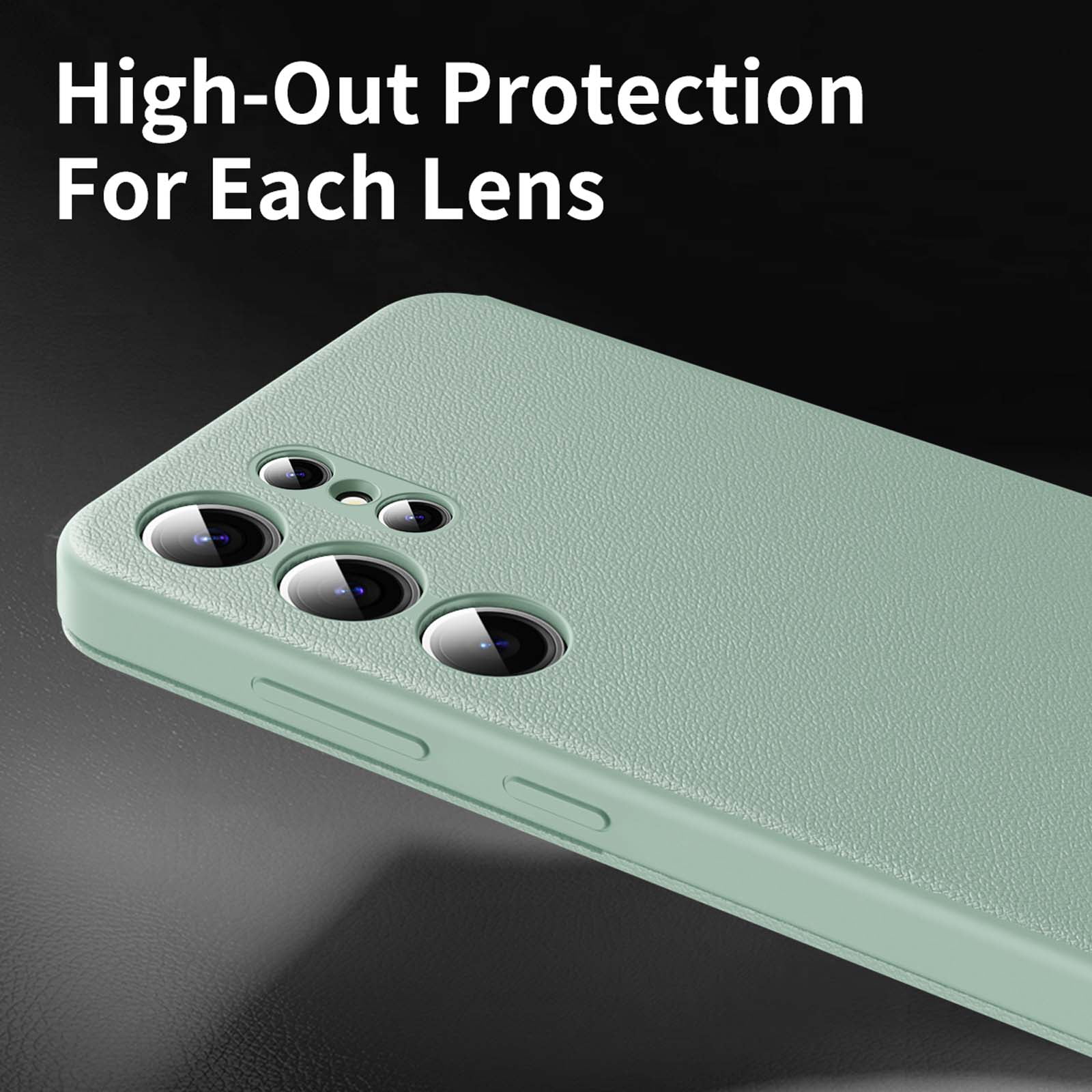 Compatible with Samsung Galaxy S25 Ultra Flip Phone Case,With Smart window,PU Leather + PC + TPU Material,With Card Slot,Shockproof Anti-fall Rugged Case Cover For Samsung Galaxy S25 Ultra,Green