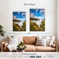 thumbnail image 4 of Elephant Stock Meadow Near Gullfoss Falls Wall Art - Vertical Canvas Wall Art - Living Room Wall Decor - Nature Canvas - Green And Blue Decor - 30" x 45", 4 of 8