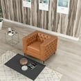 thumbnail image 7 of Rnfurnishings3-PC LeatherGel Living Room Loveseat+2 chairs Set-Saddle Brown, 7 of 7