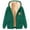 Green, variant on Fanxing Mens Zip Up Sweatshirts Sherpa Lined Coats 2025 Winter Warm Fleece Hooded Jackets Outwear Black,XL