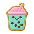 thumbnail image 4 of Mighty Gadget Smiley Boba Cookie Cutter & Stamp - 4x2.8" Fun Beverage Shape for Party Treats (Random Color), 4 of 6